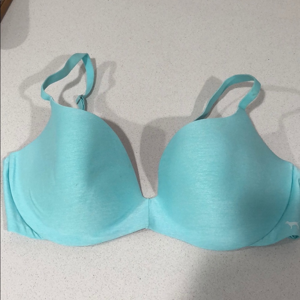 VS Pink Light Lift Teal Bra, 34DD, new, never worn